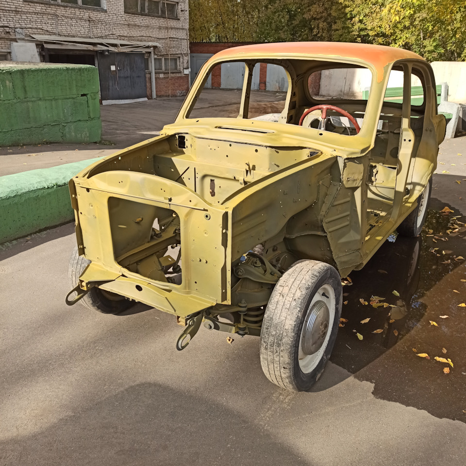 Отпесочила! — Москвич 403, 1,4 л, 1963 года | визит на сервис | DRIVE2