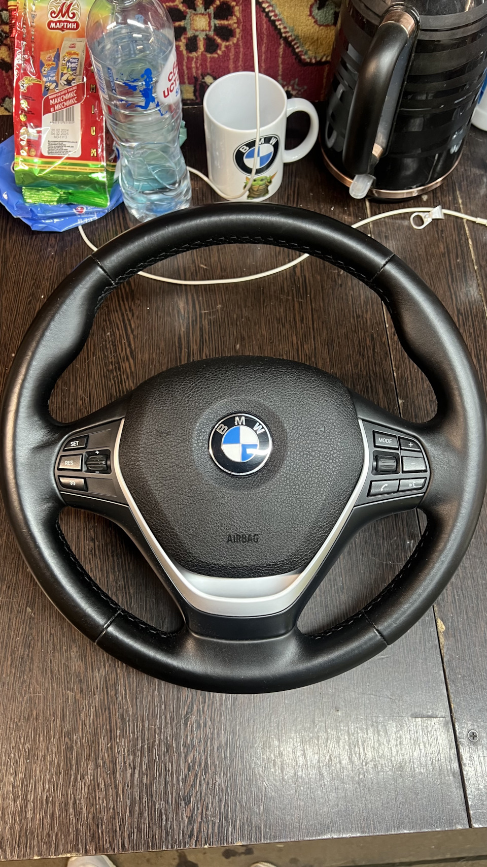 Продажа спорт руля в коже наппа! — BMW 1 series (F20), 1,6 л, 2013 года |  запчасти | DRIVE2