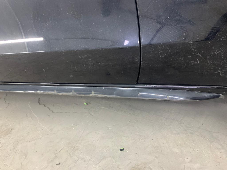 Кузовной ремонт ч1. Замятый порог — Audi A5 (1G), 2 л, 2011 года ...