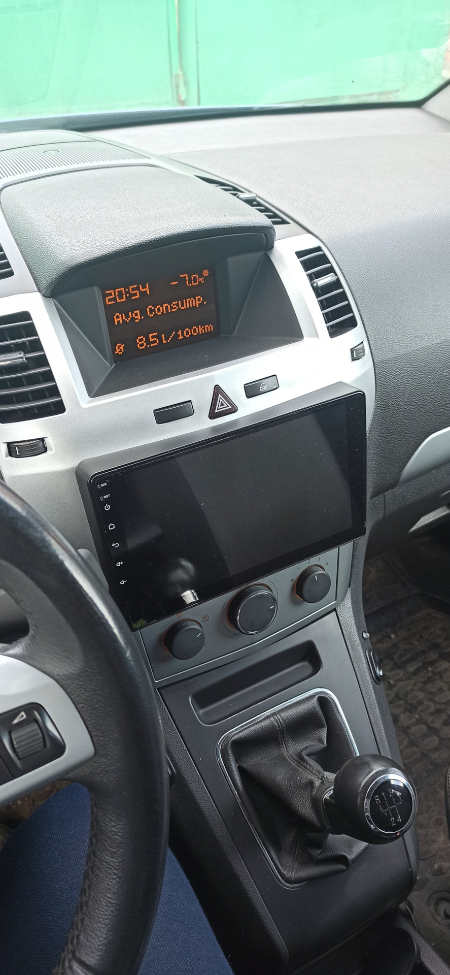 ГУ Teyes CC3 на андроиде в Опель Зафира — Opel Zafira B, 1,8 л, 2012 ...