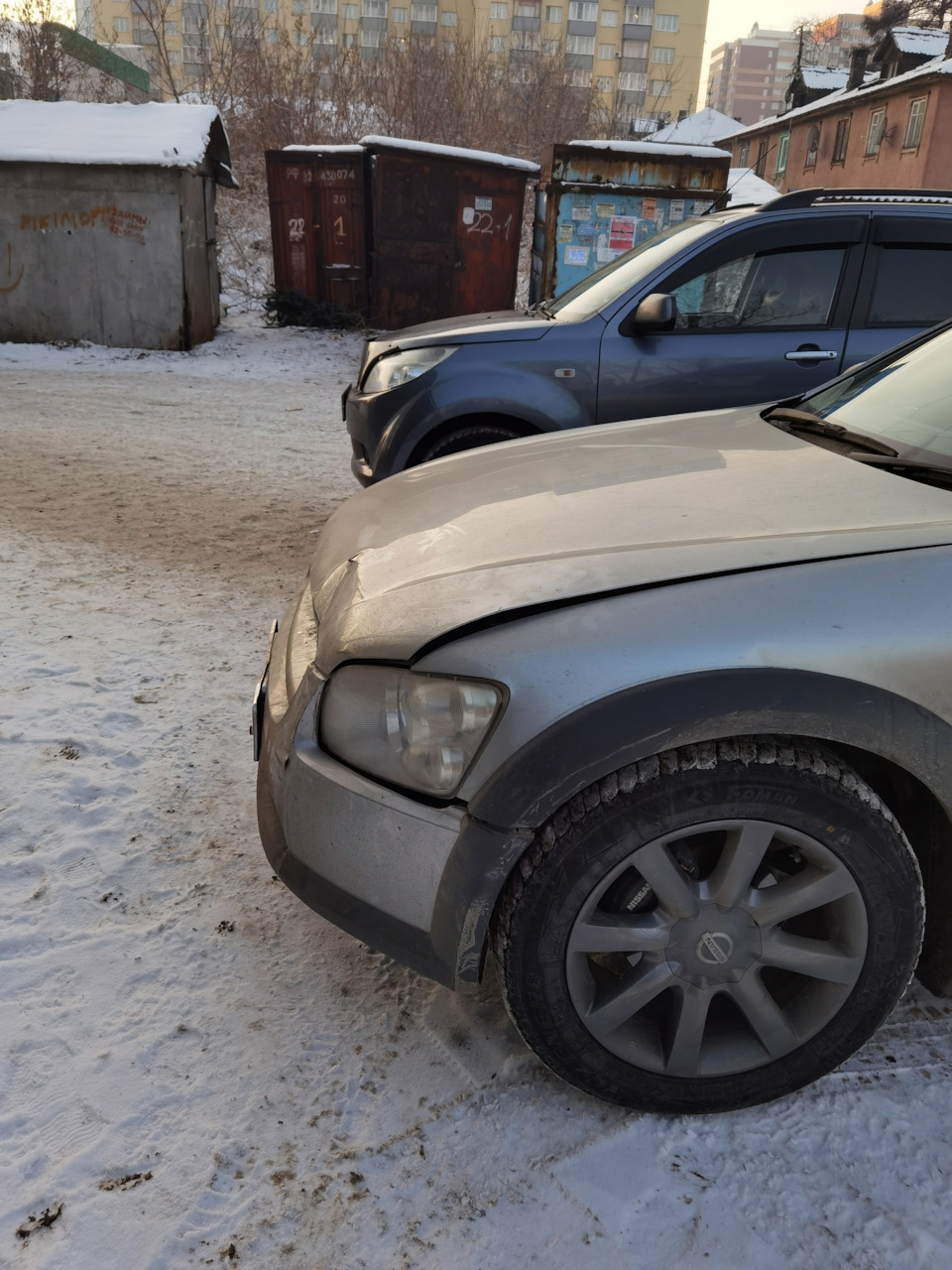 Два неприятных, но не очень существенных дтп. — Nissan Stagea (M35), 2,5 л,  2002 года | ДТП | DRIVE2