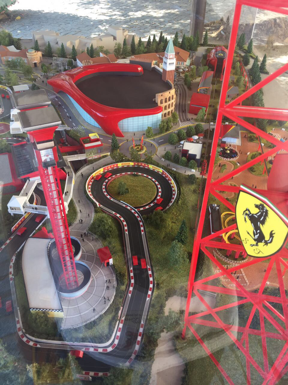 Ferrari land карта