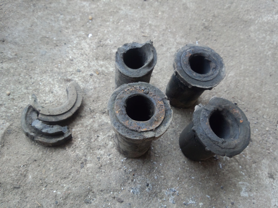 🔧 Переборка задних рессор, замена задних амортизаторов. (Временно ...