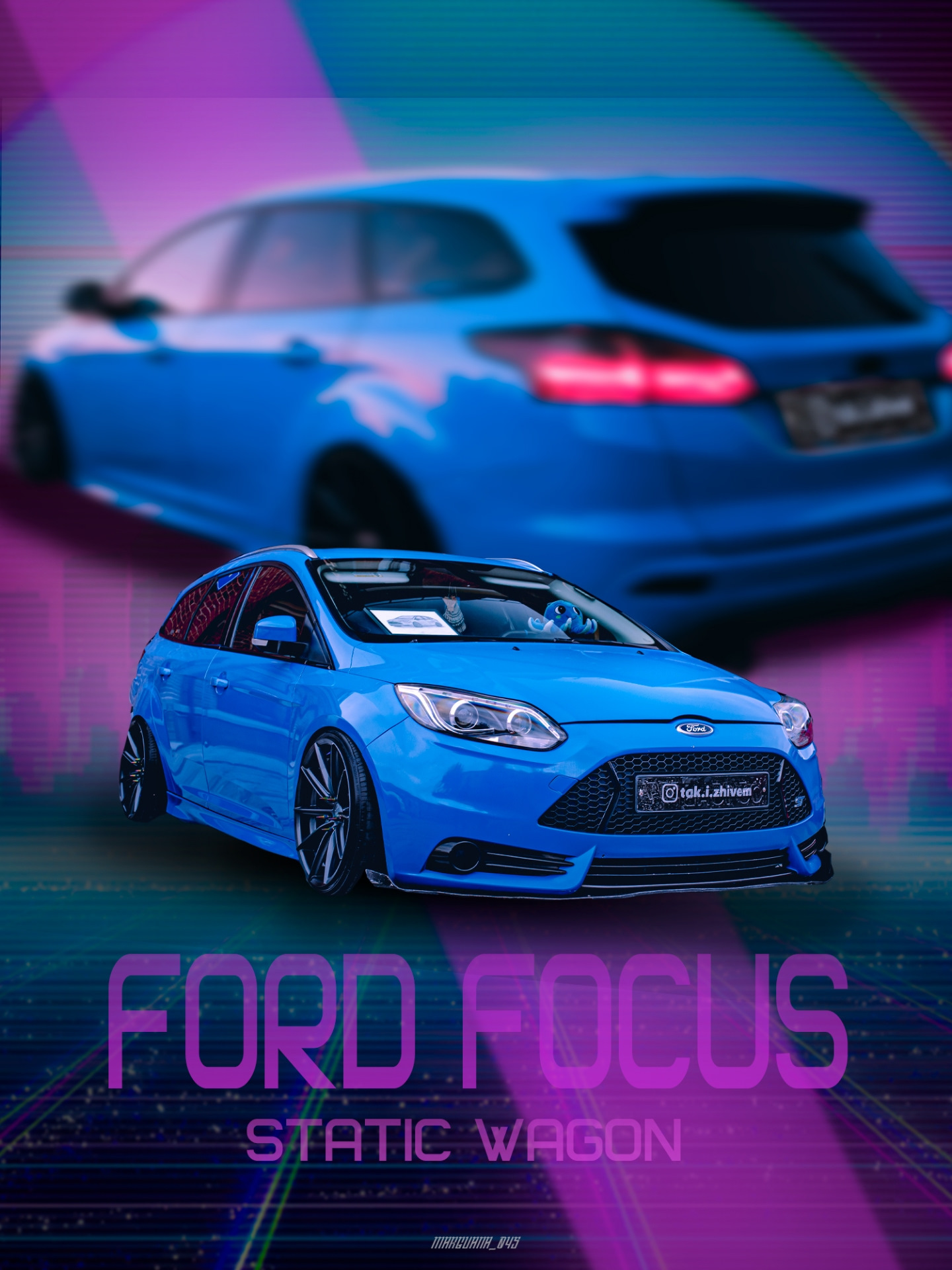 Постер машины — Ford Focus Wagon III, 2 л, 2014 года | просто так | DRIVE2