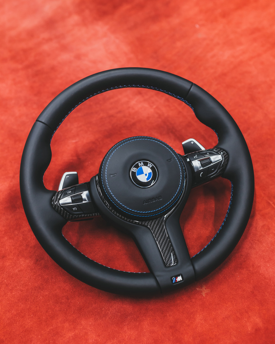 Перетяжка руля BMW f15 — Grand Design на DRIVE2