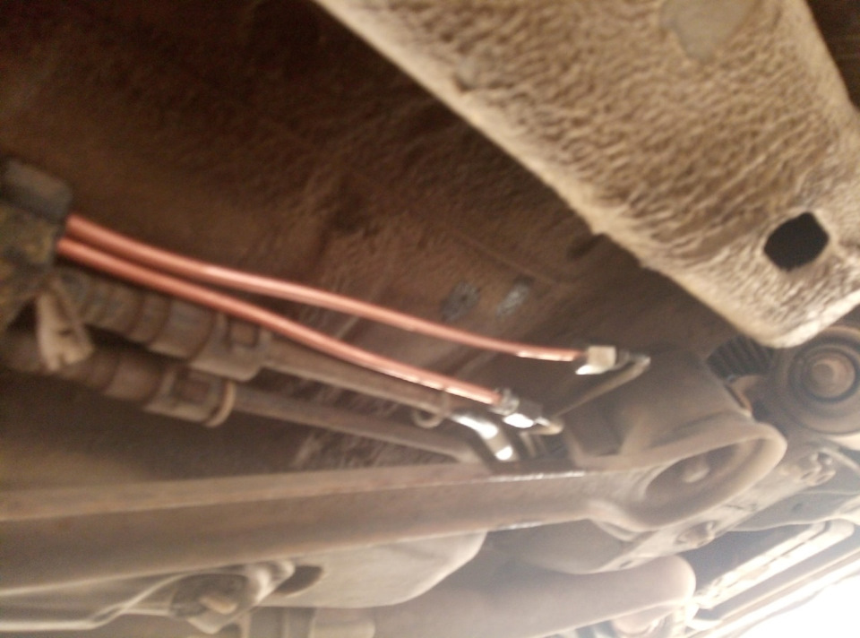 Ремонт задних суппортов, и замена задних тормозных магистралей. — Opel ...