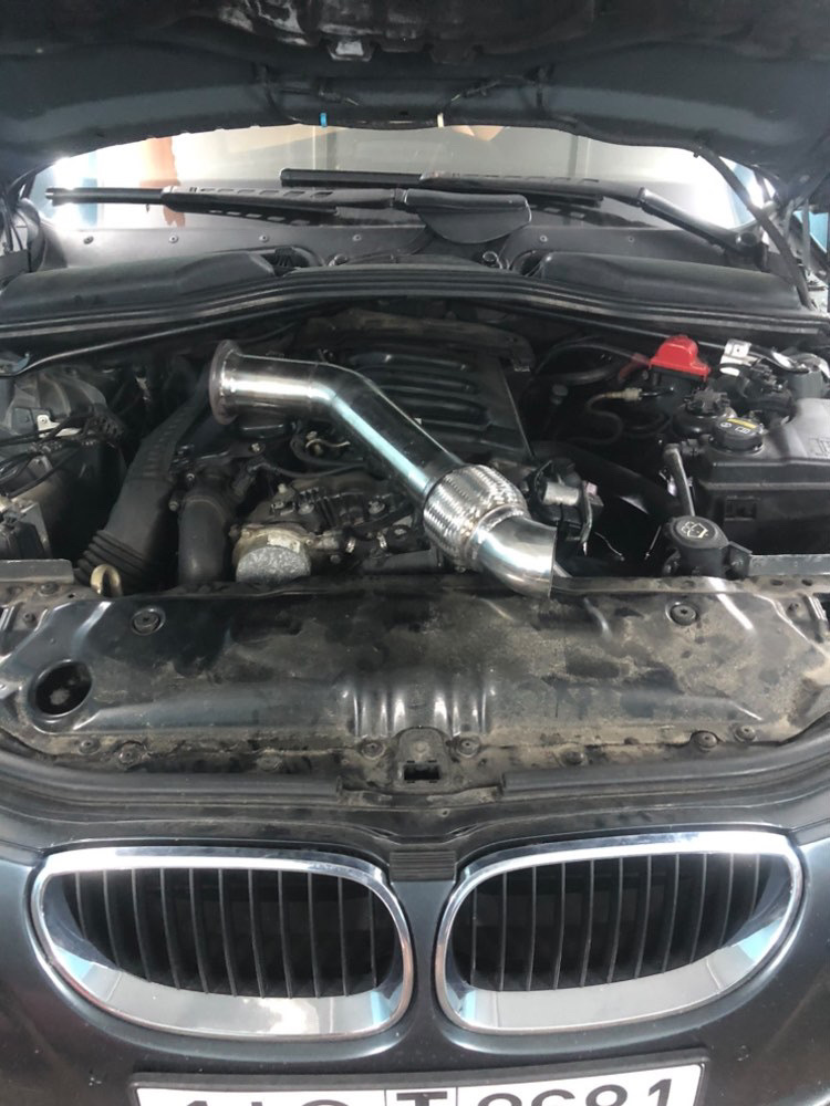 Даунпайп M57 — BMW 5 series (E60), 3 л, 2007 года | тюнинг | DRIVE2