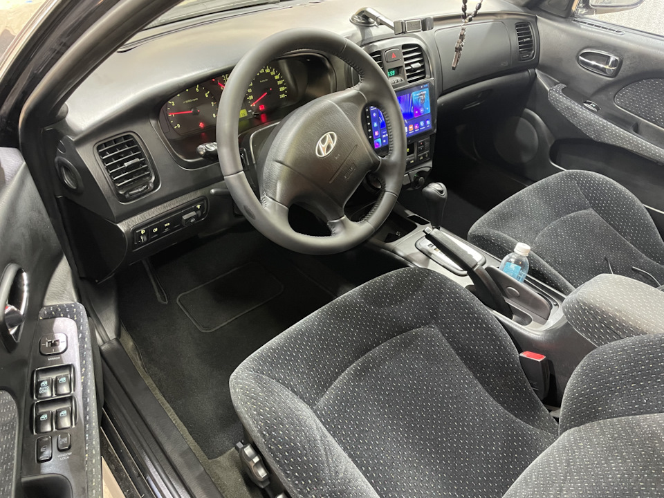 Тонировка, магнитофон — Hyundai Sonata IV (EF), 2 л, 2008 года ...