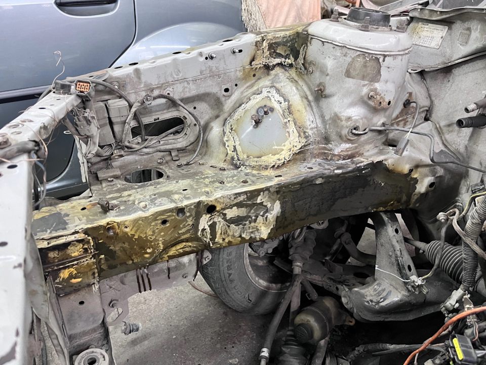 Восстановление подкапотного пространства. Кузовной ремонт. Часть 1 ...