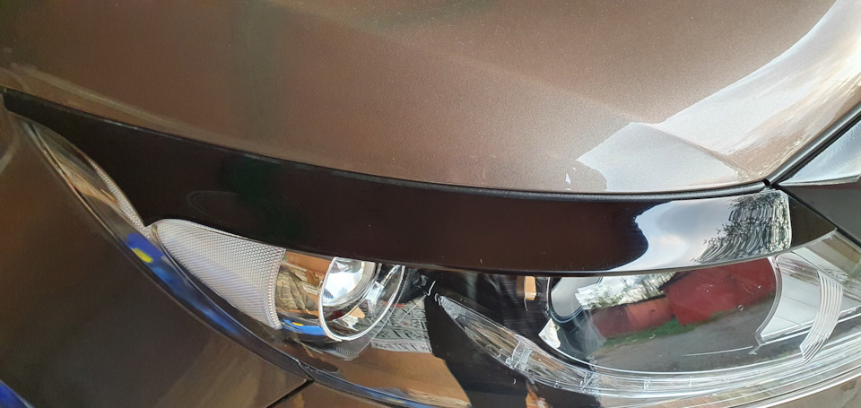 Реснички для авто. — KIA Sportage (3G), 2 л, 2013 года | просто так ...
