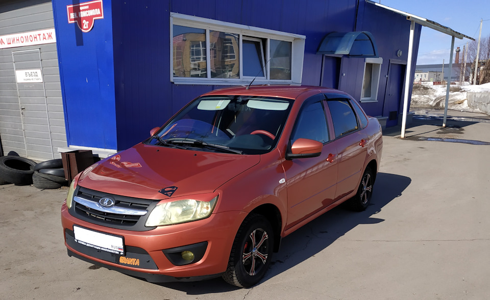 ТО 8 (64099 км) — Lada Гранта (1G), 1,6 л, 2014 года | плановое ТО | DRIVE2