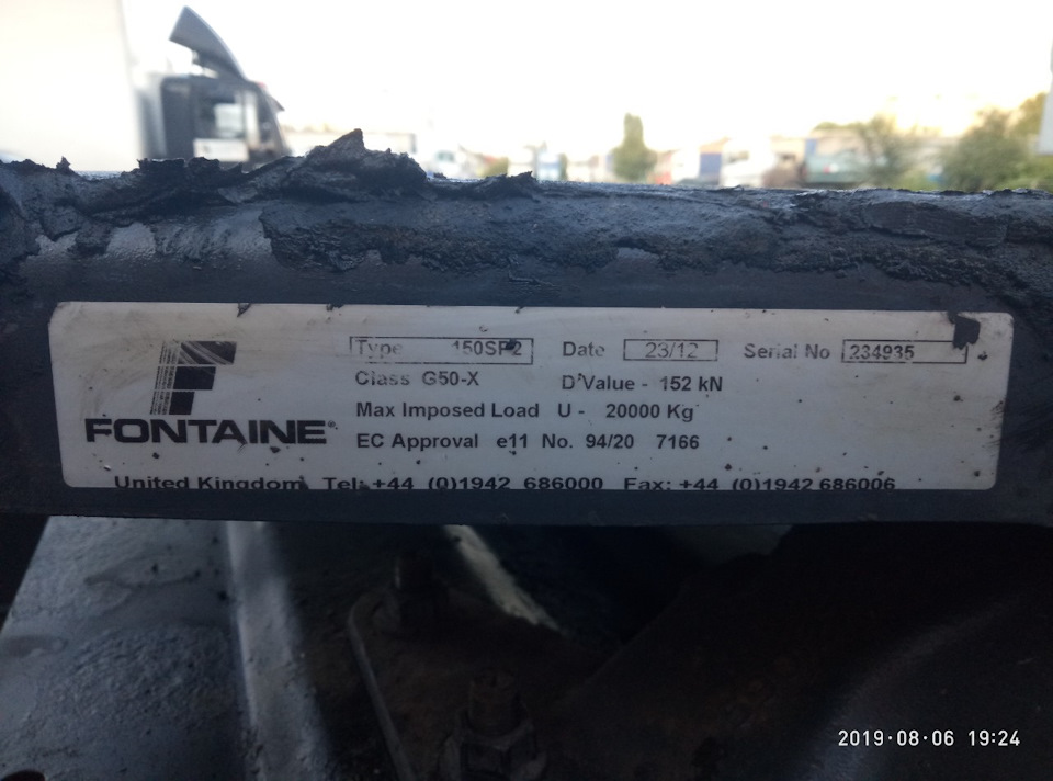 Замена плиты ( гофры) под седлом тягача — Renault Premium DXI 460 ...