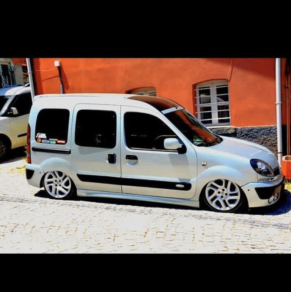 Занижение -30 Kangoo — Renault Kangoo (1G), 1,6 л, 2007 года | тюнинг |  DRIVE2