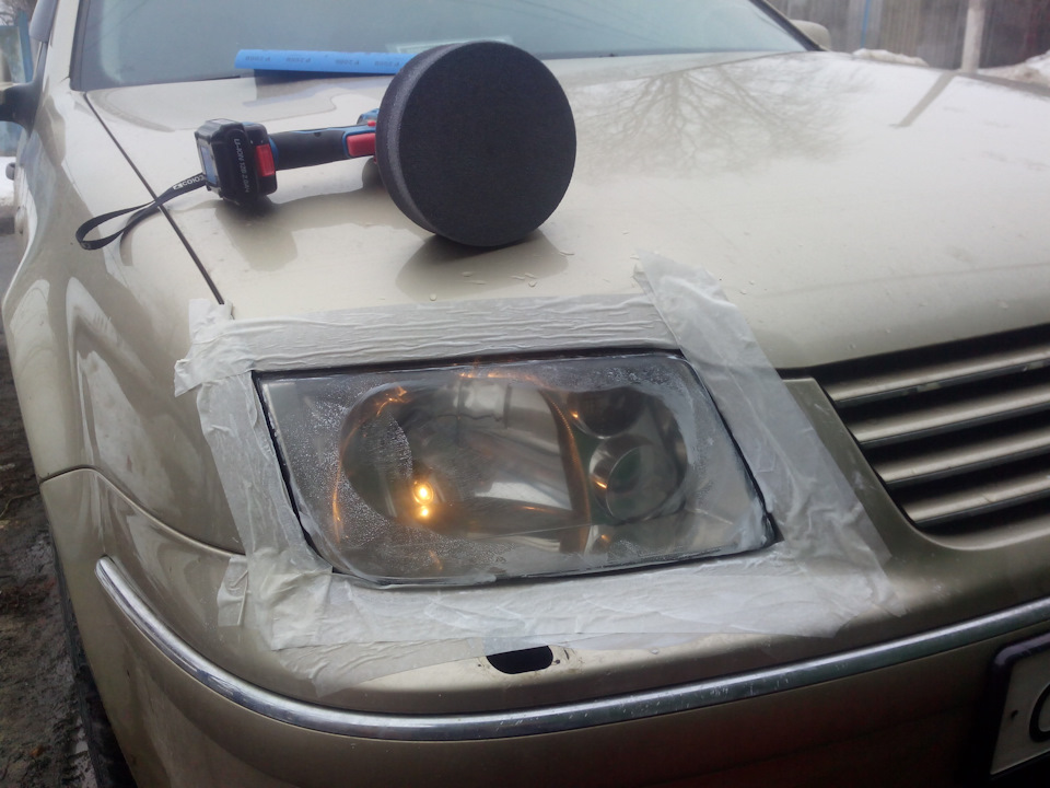 задолбали меня эти мутные фары пипец как! — Volkswagen Bora, 1,9 л ...