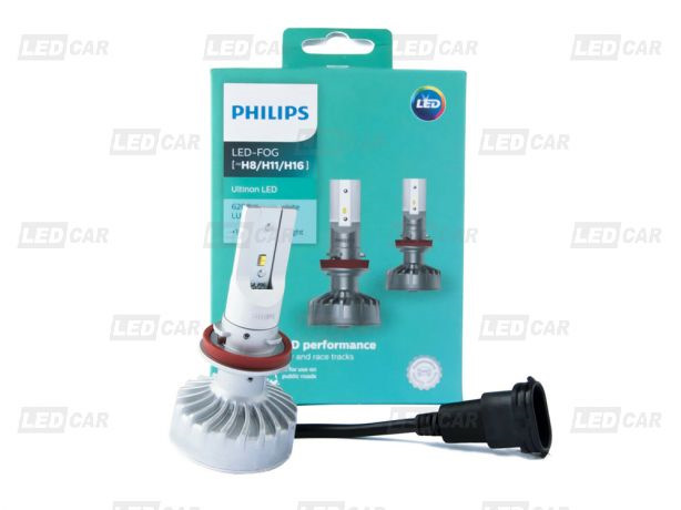 LED-ЛАМПЫ PHILIPS H16 В ПТФ И LED-ЛАМПЫ В ДХО/ГАБАРИТ PHILIPS 21W/5W ...