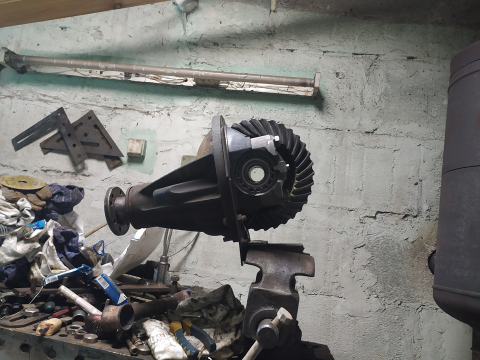 Пересвап мостов. Демонтаж. — УАЗ 3962, 4,3 л, 2000 года | своими руками ...