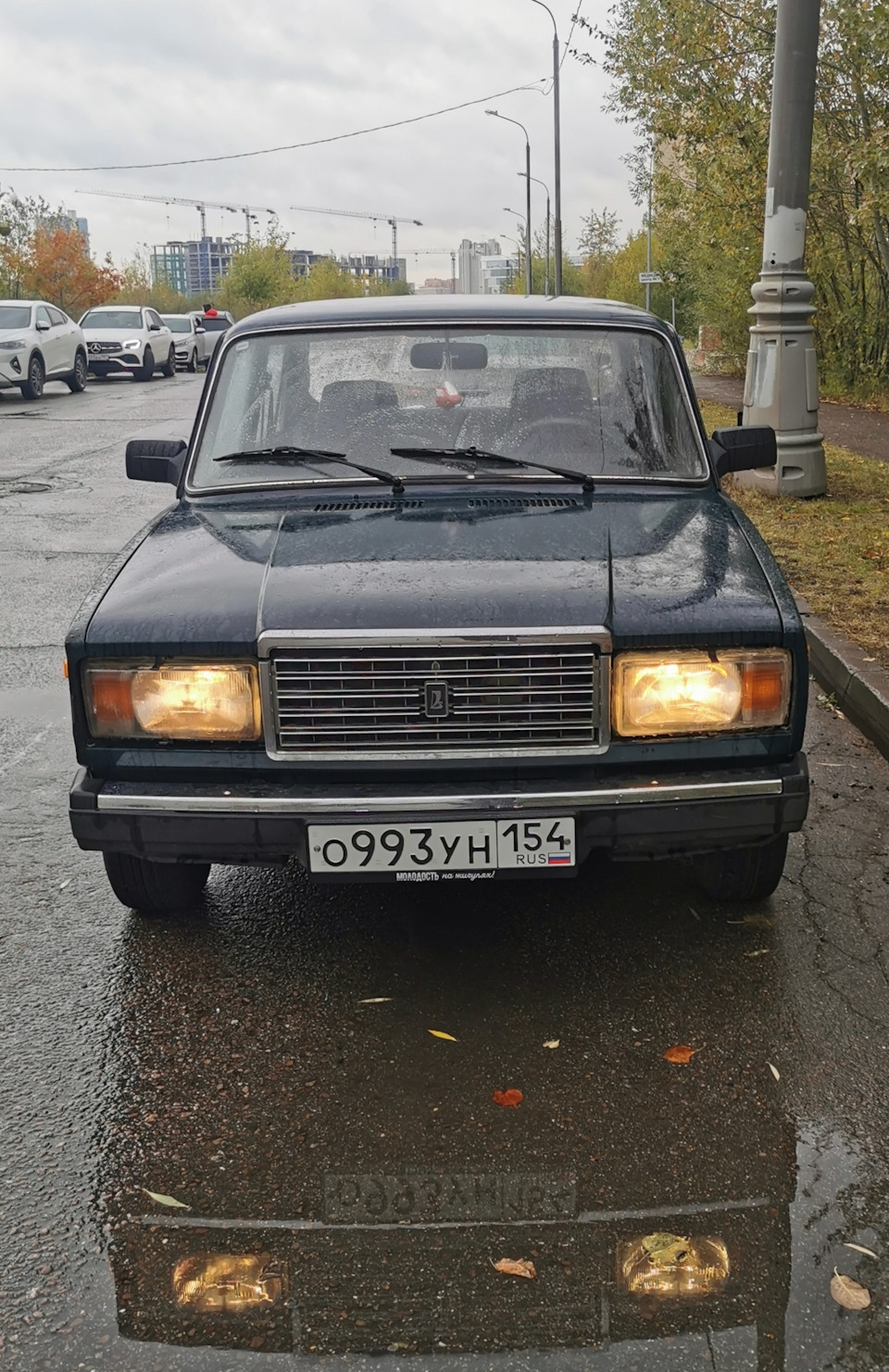 Замена замка (клина) лобового стекла — Lada 210740, 1,6 л, 2008 года |  тюнинг | DRIVE2