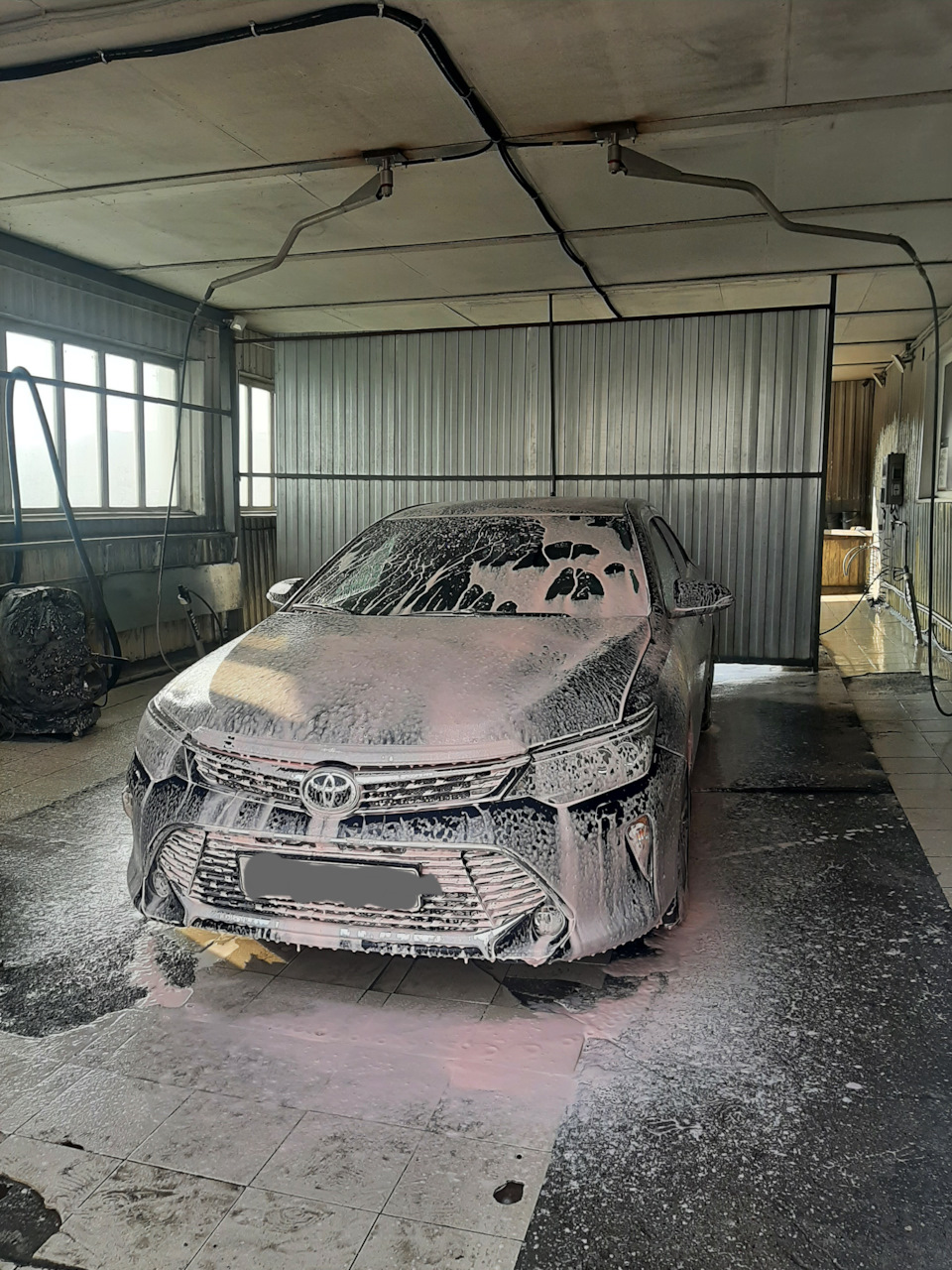 Коротко про мойку фибра, покрытия. — Toyota Camry (XV50), 2,5 л, 2014 года  | мойка | DRIVE2