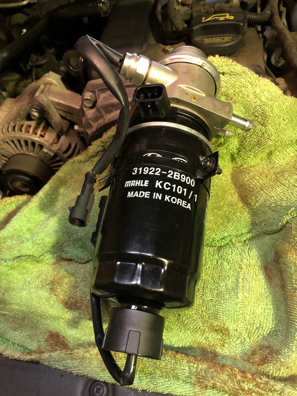 319222B900 Фильтр топливный (дизель) KIA HYUNDAI | Запчасти на DRIVE2