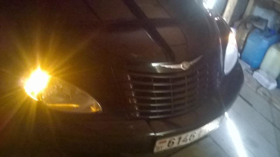 Желтые габариты… и один вопросик. — Chrysler PT Cruiser, 2 л, 2001 года ...