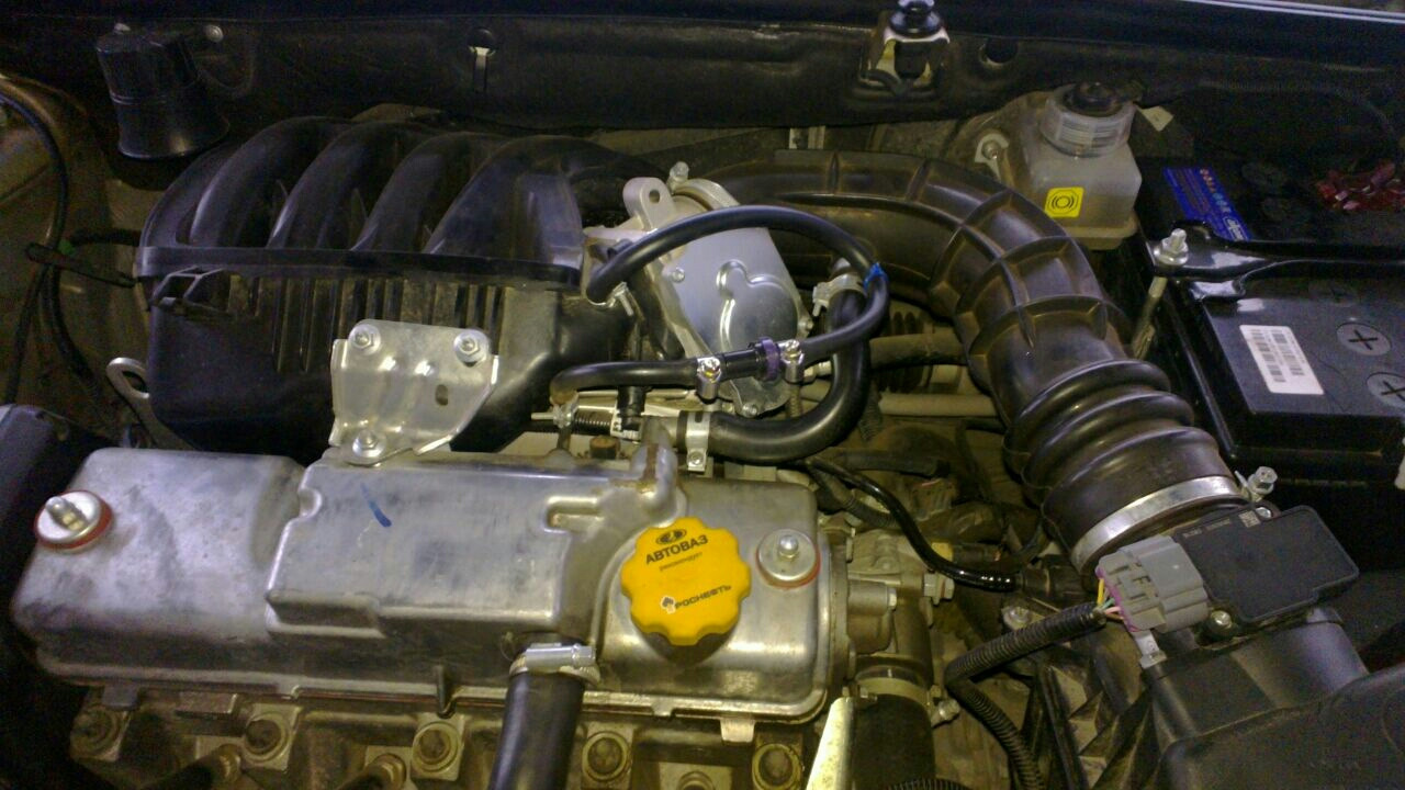 Клапан PCV — Lada Гранта Лифтбек (1G), 1,6 л, 2016 года | расходники ...