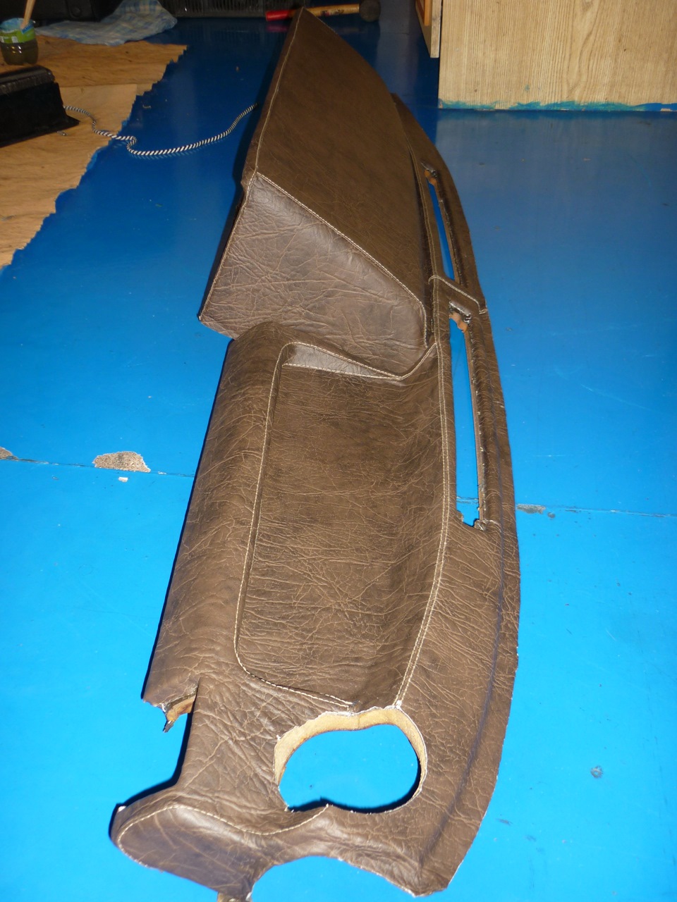 Перетяжка верхней части торпеды (часть 2) — Opel Rekord E, 2,3 л, 1985 ...