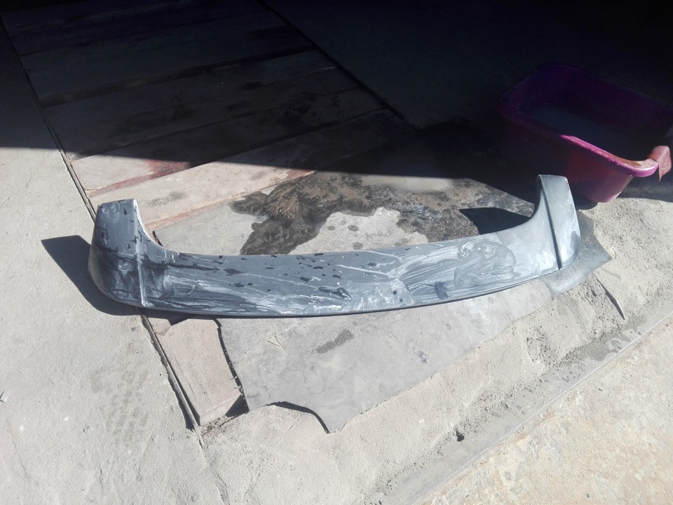 Спойлер + про клиренс — Chevrolet Lacetti SW, 1,6 л, 2009 года ...