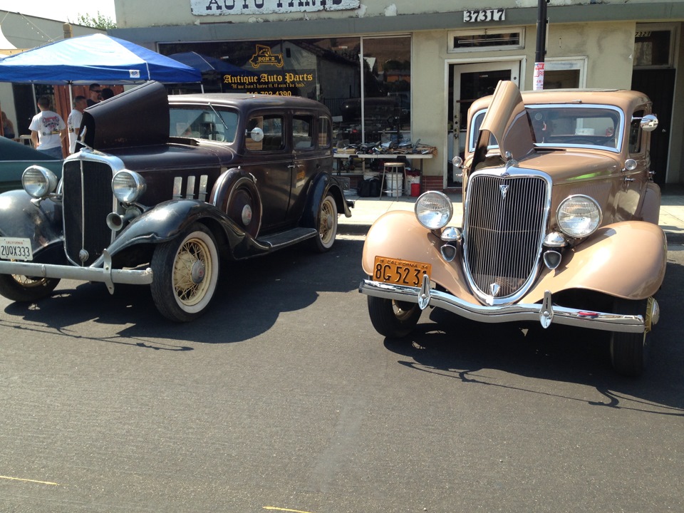 Cool cars at Hot August Niles car show.