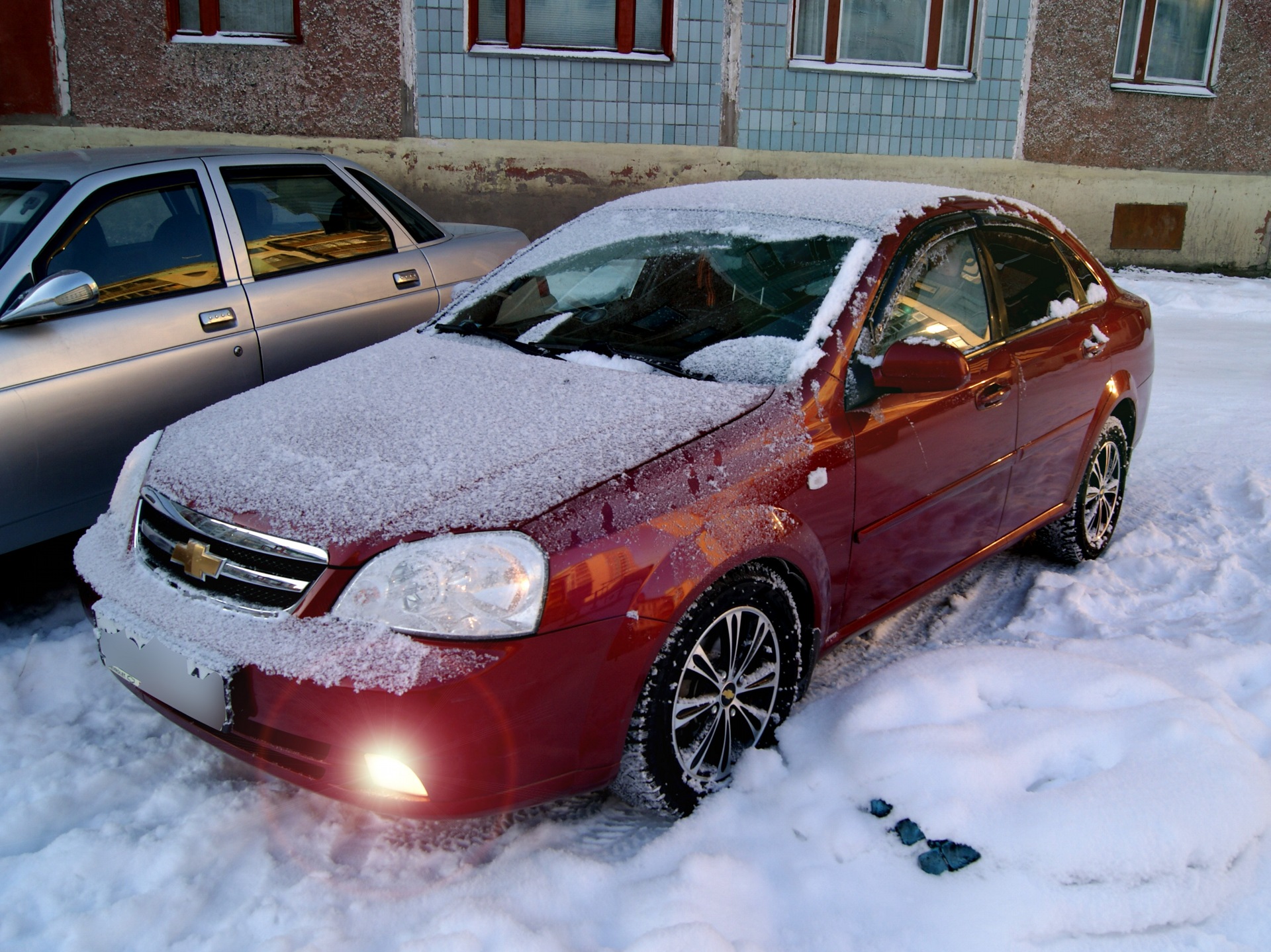 Chevrolet Lacetti седан зимой