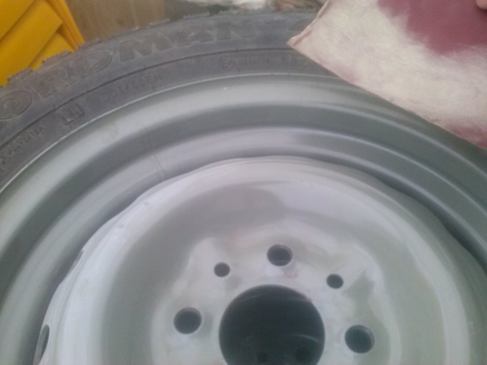 перекраска или как быстро покрасить штампы — Lada 2113, 1,6 л, 2011 ...