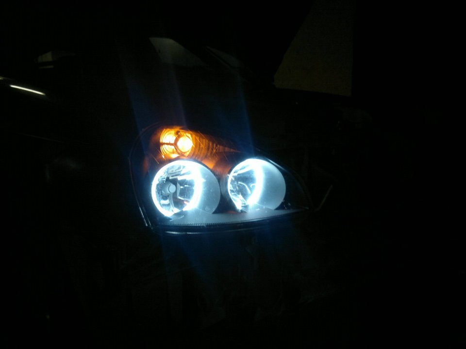 Отражатели фар, Ангельские глазки, ПТФ — Lada Приора хэтчбек, 1,6 л ...