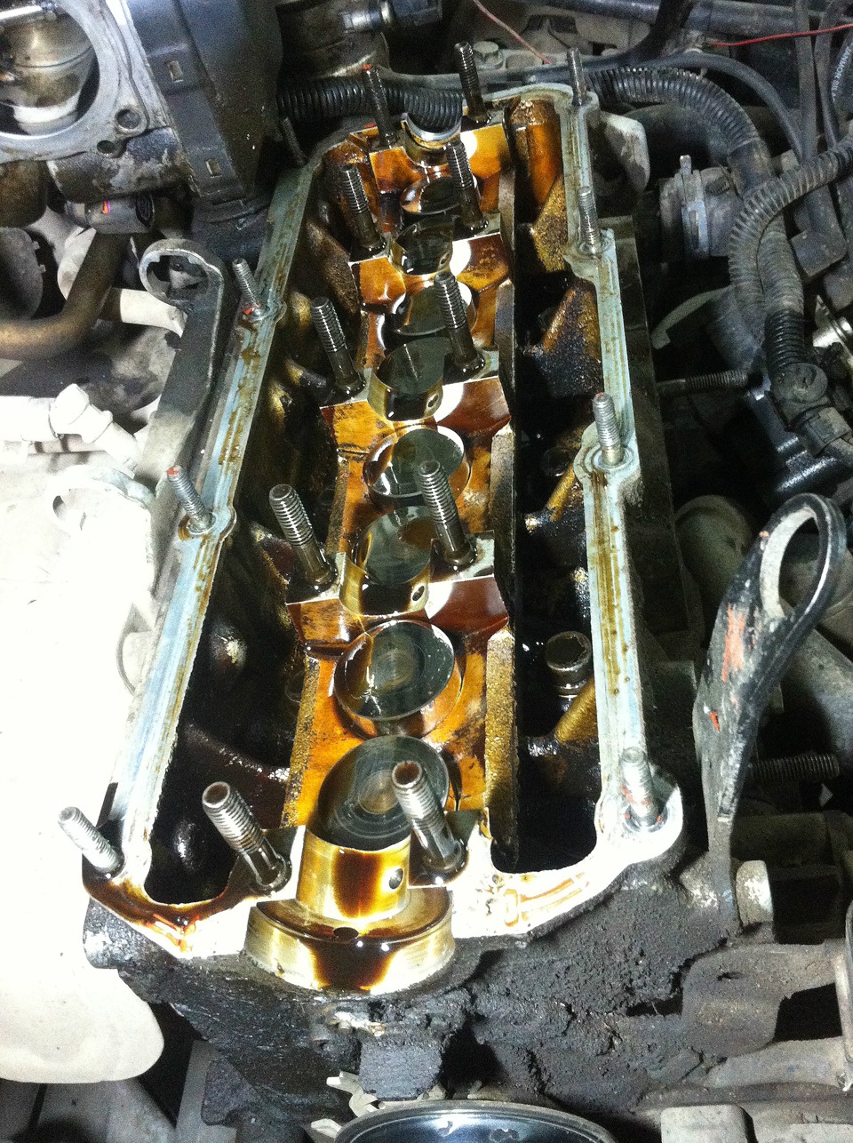 Почти исправна. Замена гидриков и маслосъёмных. — Volkswagen Golf Mk4 ...