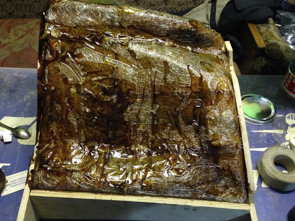 Изготовление короба для саба (стелс). Часть 2. — Lada Приора хэтчбек, 1 ...