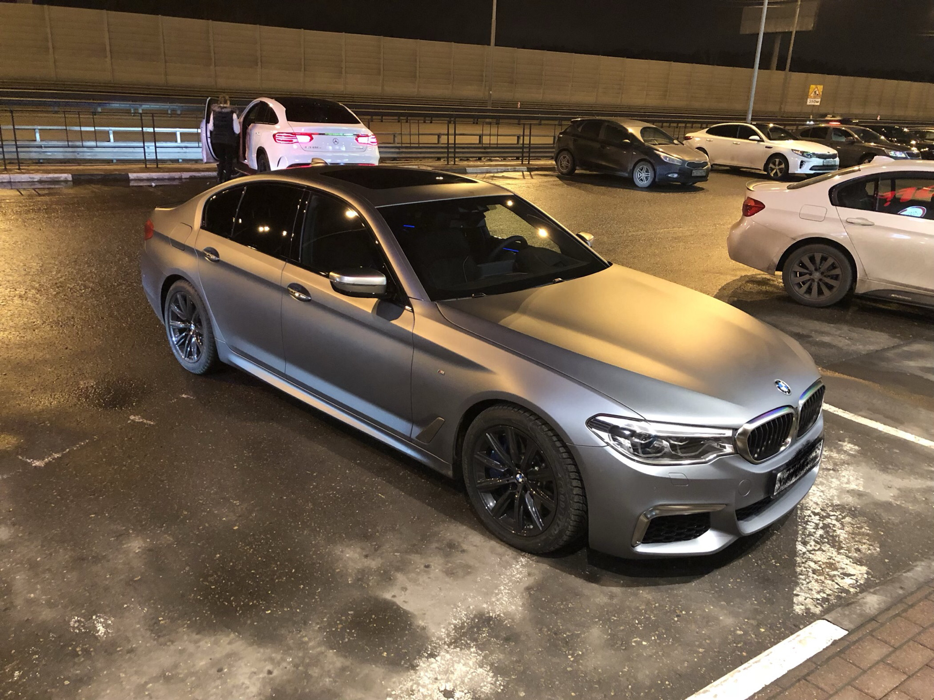 BMW g30 матовый серый