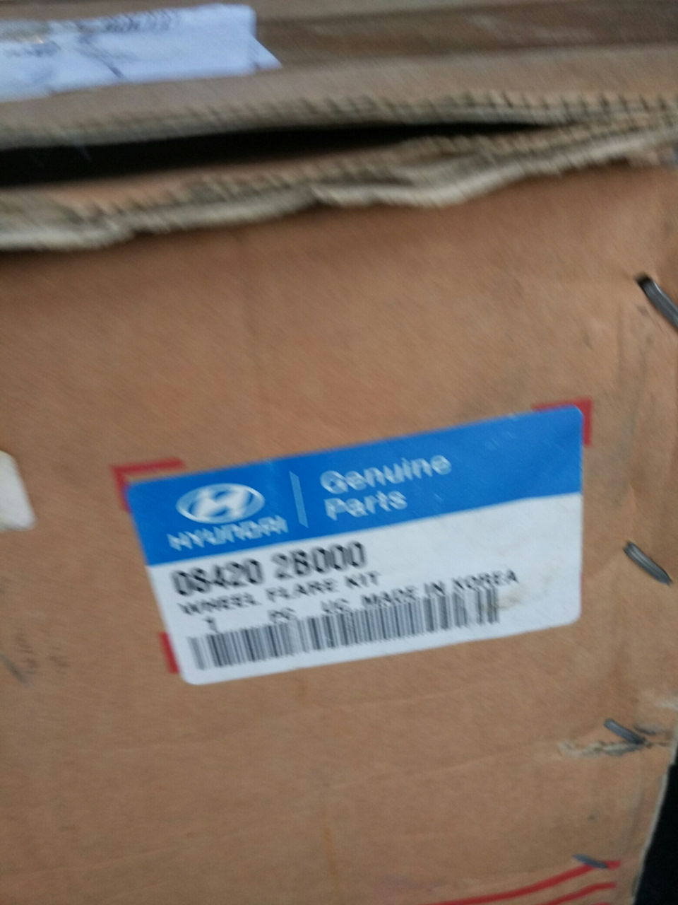 084202B000 КОМПЛЕКТ РАСШИРИТЕЛЕЙ КОЛЕСНЫХ АРОК KIA HYUNDAI | Запчасти ...