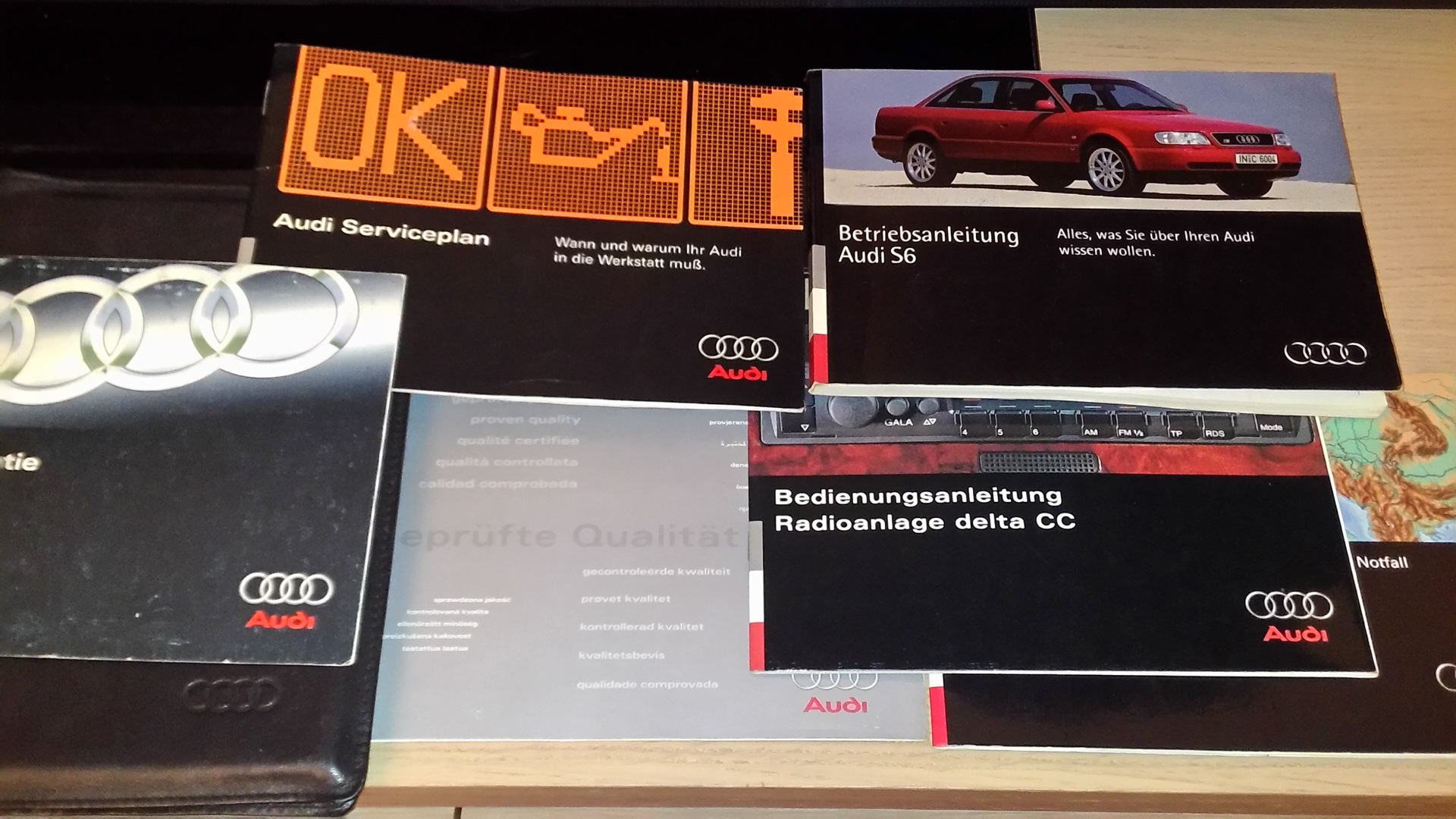 Нашел сервисную книжку — Audi S6 (C4), 4,2 л, 1997 года | наблюдение ...