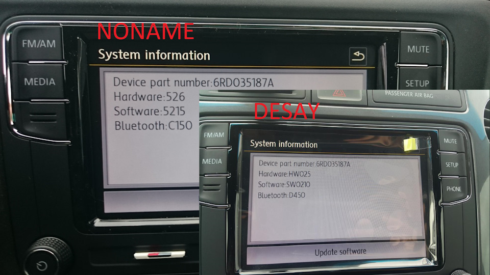 Автомагнитола RCD 330+ (Desay) — Volkswagen Jetta VI, 1,4 л., 2016 года ...