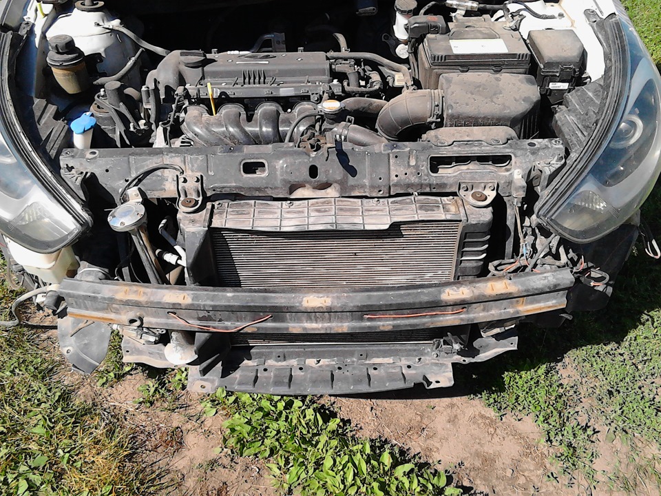 Промывка радиаторов и не только. — Hyundai Solaris (1G), 1,6 л, 2012 ...