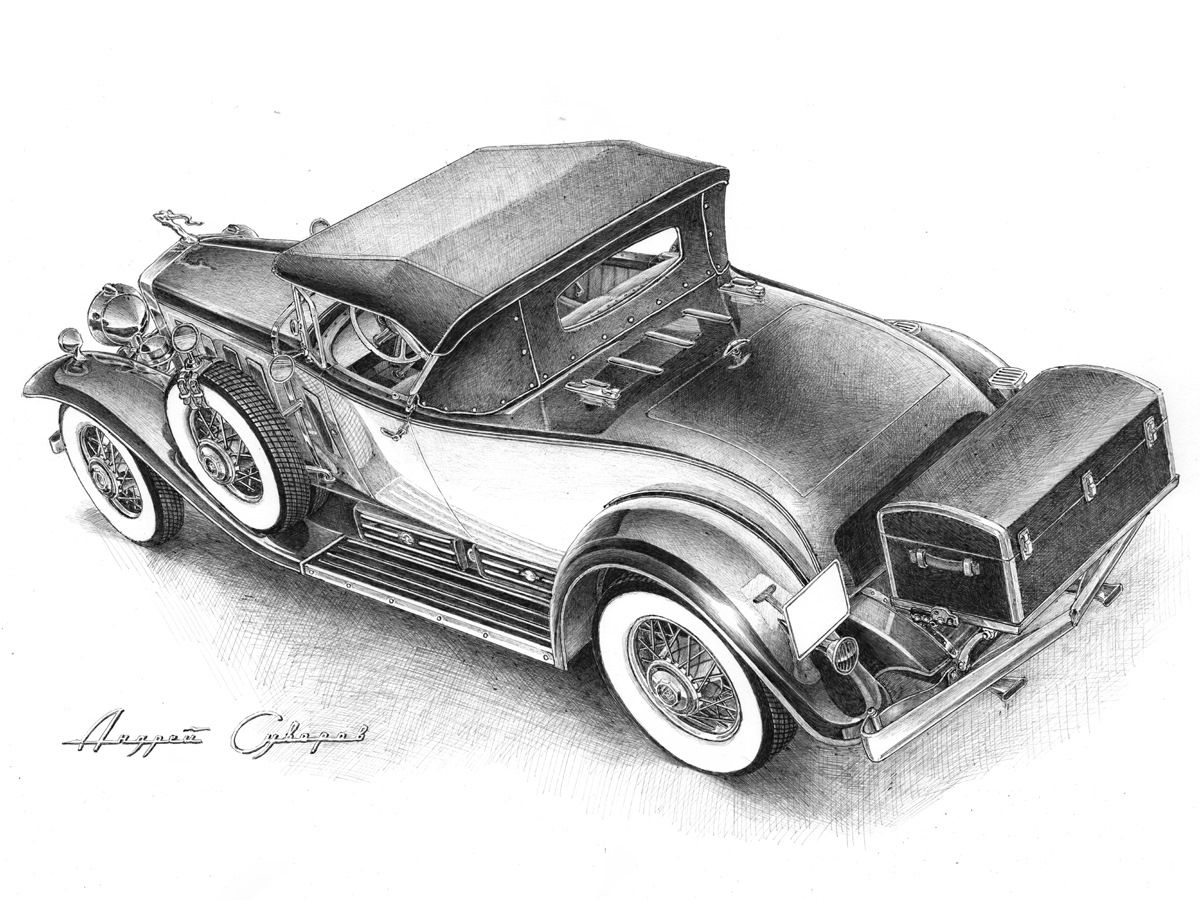 Horch 853 чертежи