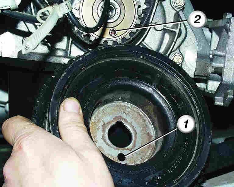 Как снять шкив коленвала ваз 2114 - Школа авторемонта