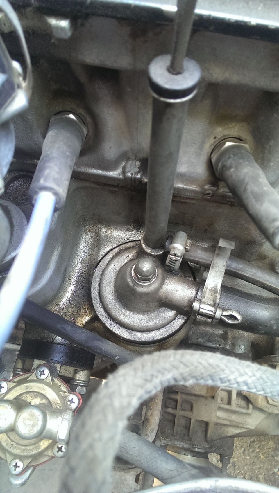 Картерные газы ч 2 и дохлый стартер на горячую. — Lada 4x4 5D, 1,8 л ...