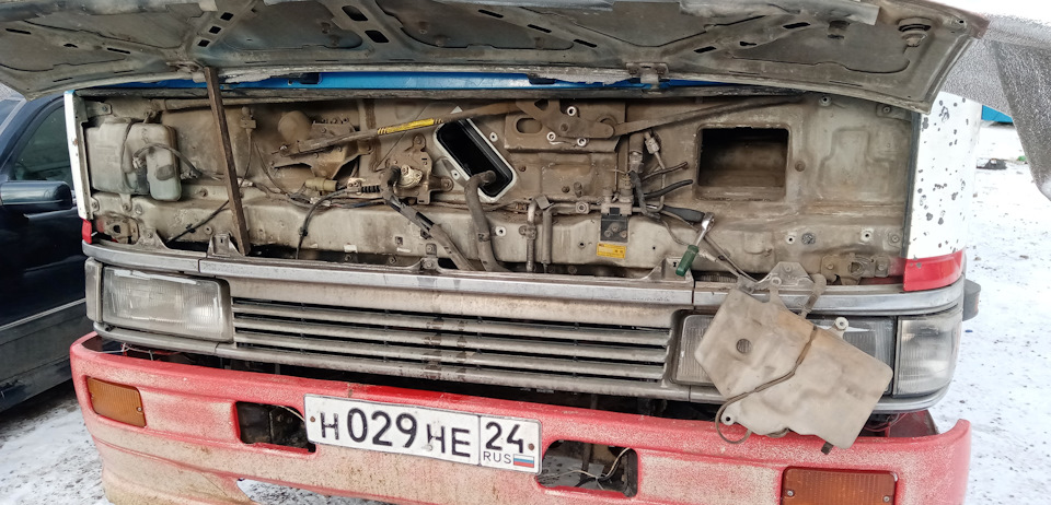 Как снять печку на хино 300е4 Подогрев 220v - Hino Ranger, 7,5 л, 1993 года своими руками DRIVE2