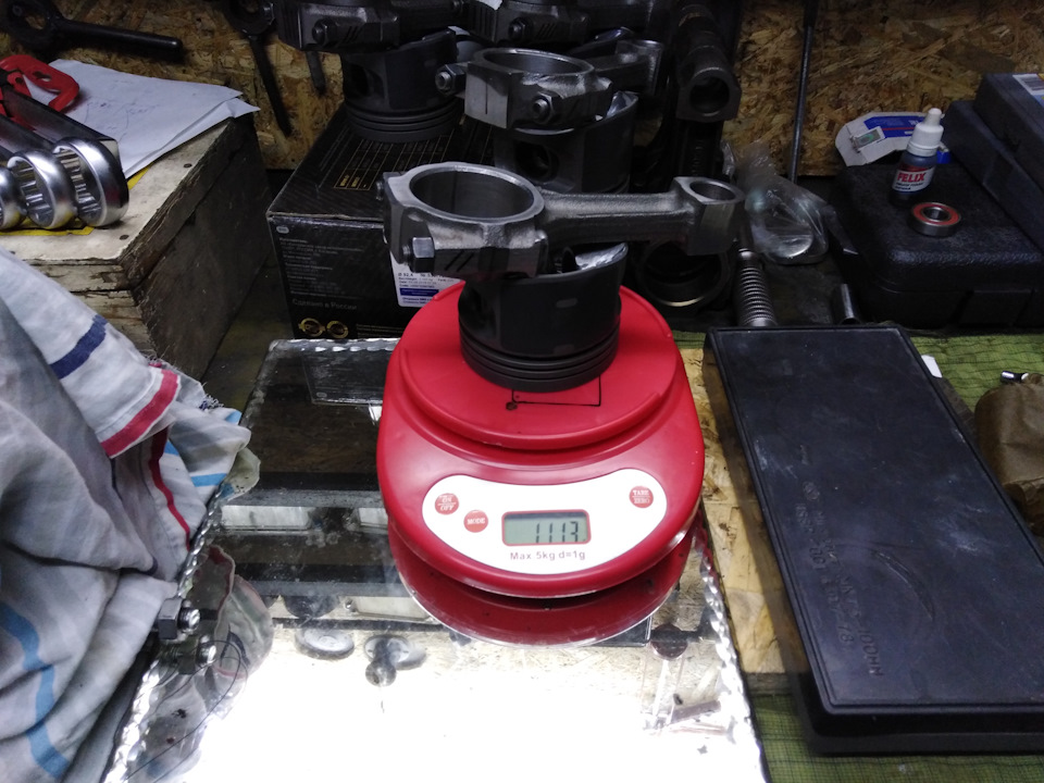 Развесовка и подгонка шатунов и поршней. — Lada 21093, 1,5 л, 1996 года ...