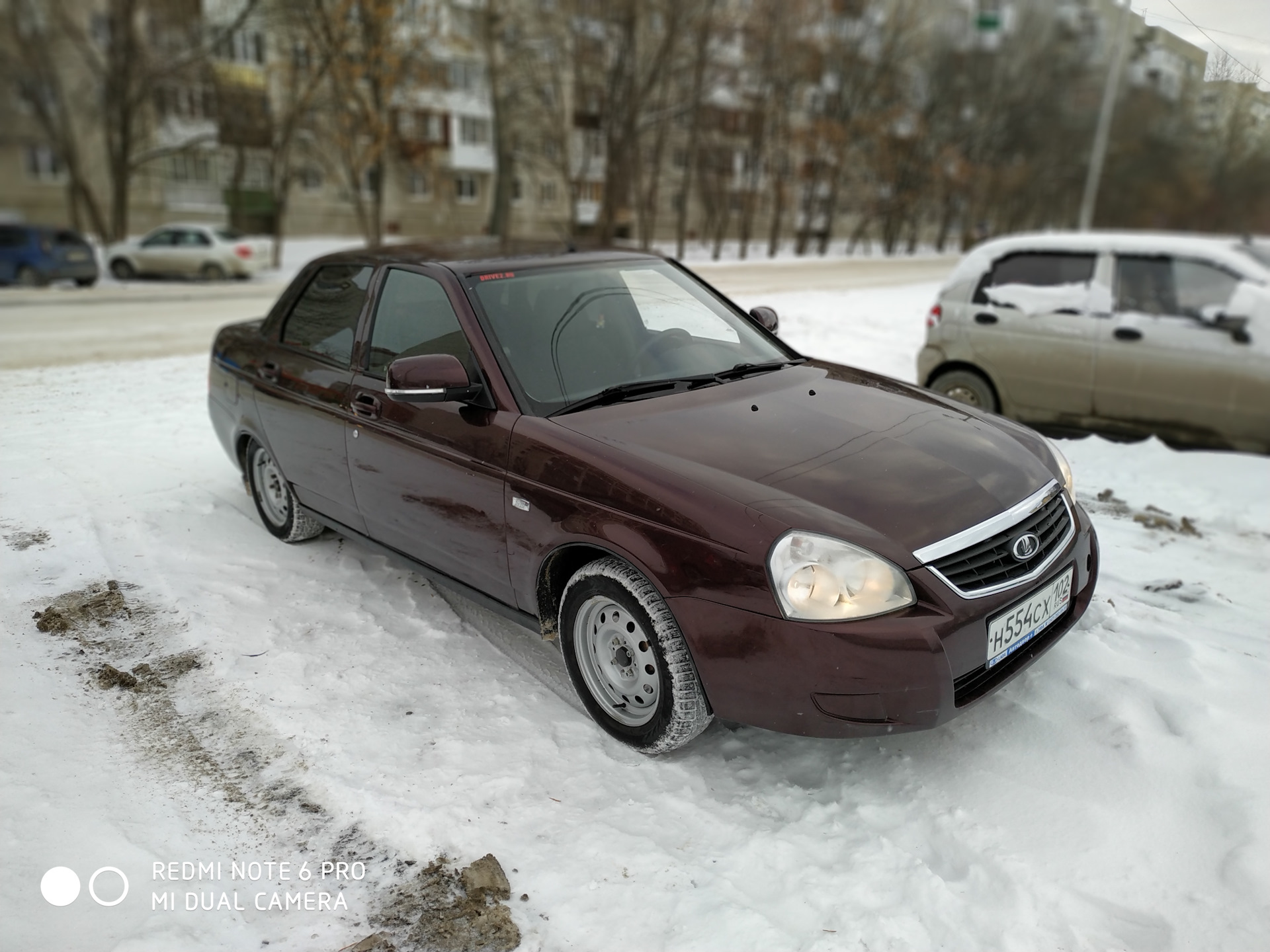 Приора 2 портвейн седан тонированная