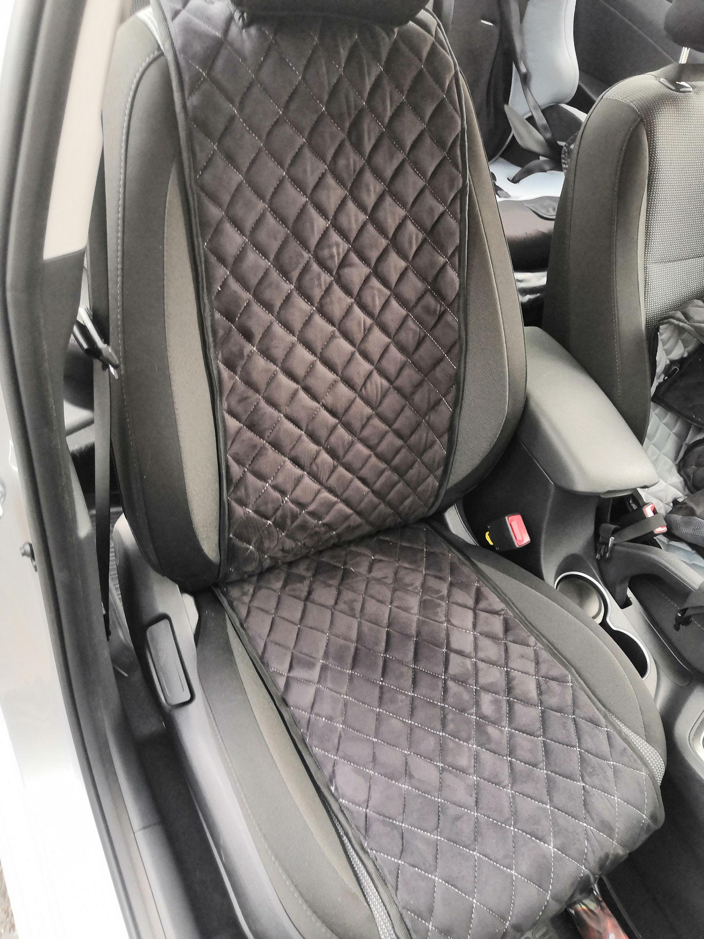 Psv 2d premium bliss 2 front 2 шт. автомобильные на сиденья замшевые накидки. 2 накидки. накидки на сиденья солярис 2. 2 накидки.