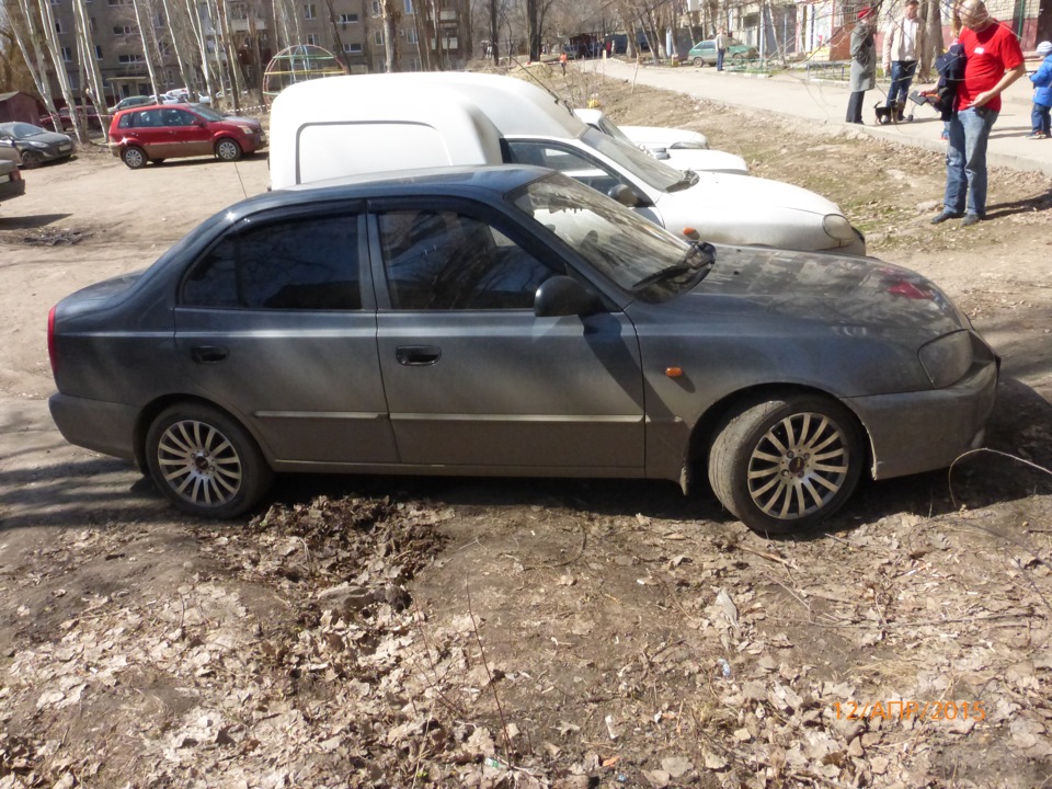 Летние тапочки (летняя резина+литье) — Hyundai Accent (2G), 1,5 л, 2006 ...