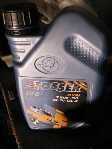 масло Fosser, API GL-4, синтетика — Opel Omega B