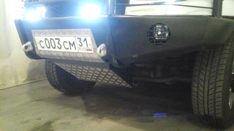 решил защитить тяги рулевые и мост практика показала что лучше это ...