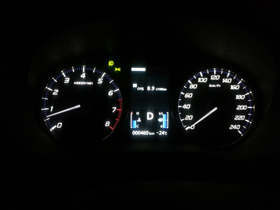 Расход топлива по трассе. — Mitsubishi Outlander (3G), 2,4 л, 2013 года ...