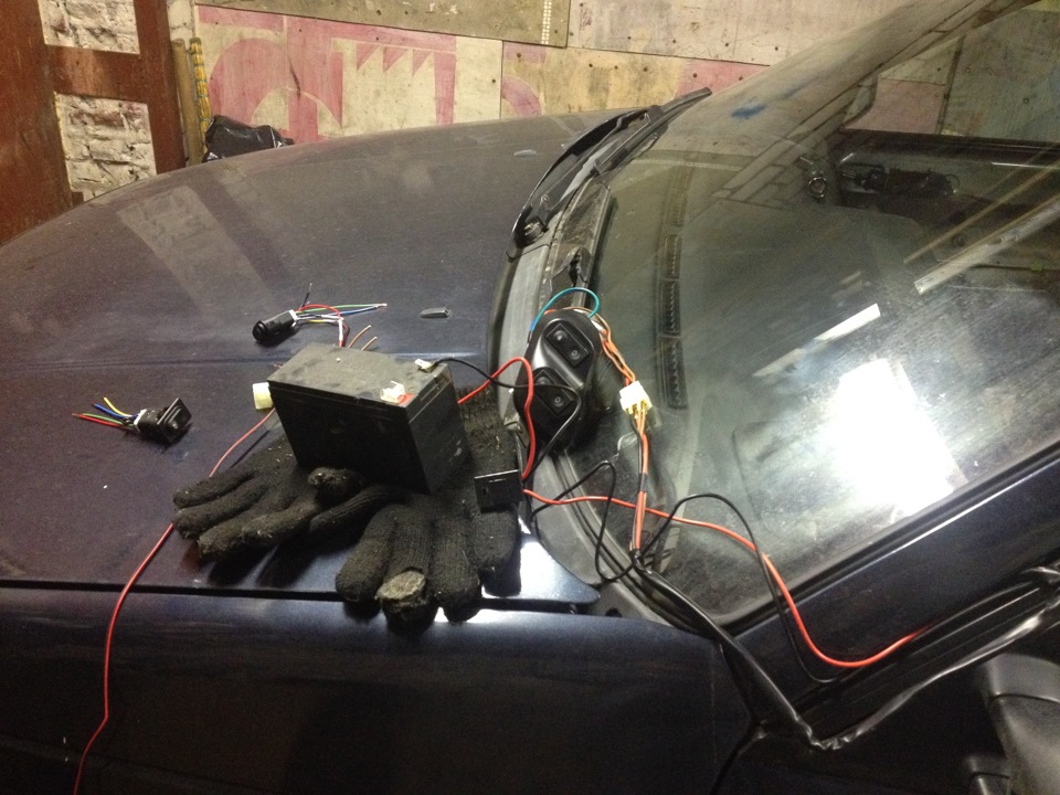 Установка ЭСП, подключение электрозеркал — Volkswagen Passat B3, 1,8 л ...